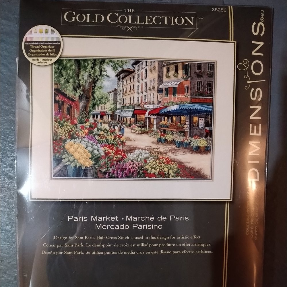 Dimensions Gold Collection Counted Cross Stitch Kit - Paris Market